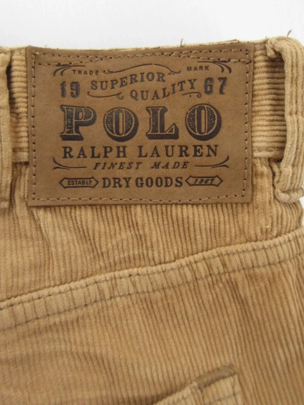 Polo Ralph Lauren Pants 44X32 Big Corduroy Classic 867 Chino Heritage